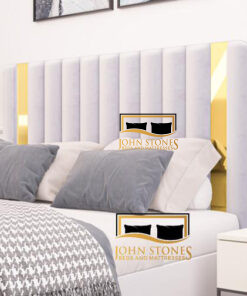 Milan Bed - White - Luxury Bedroom Furniture