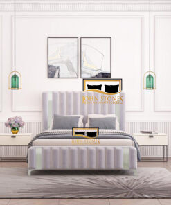 Milan Bed - White - Luxury Bedroom Furniture