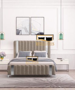 Milan Bed - White - Luxury Bedroom Furniture
