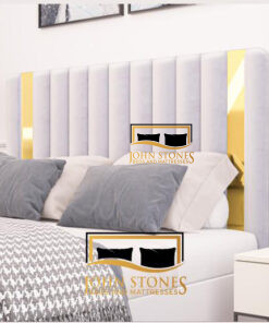 Milan Bed - White - Luxury Bedroom Furniture