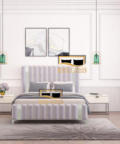 Milan Bed - White - Luxury Bedroom Furniture