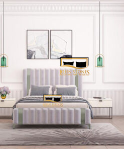 Milan Bed - White - Luxury Bedroom Furniture