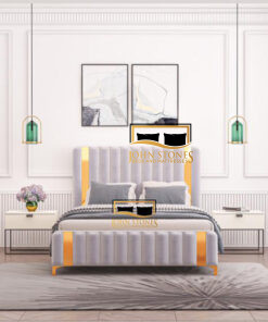 Milan Bed - White - Luxury Bedroom Furniture