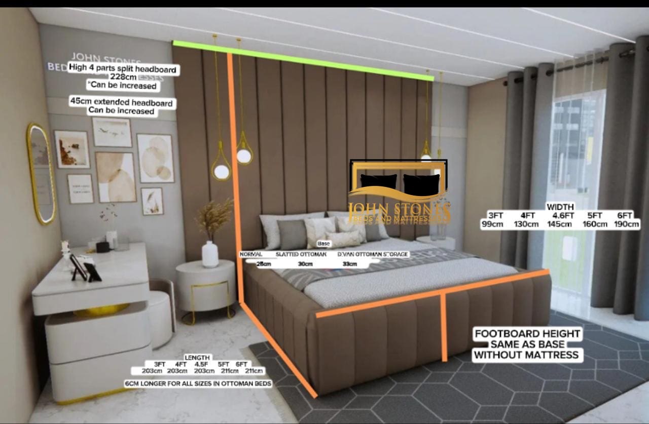 Alice Wall Panel Bed - Image 4