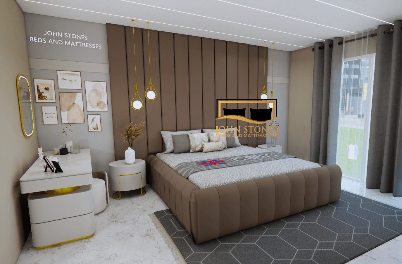 Quality, Luxury Beds - Alice Wall Panel Bed