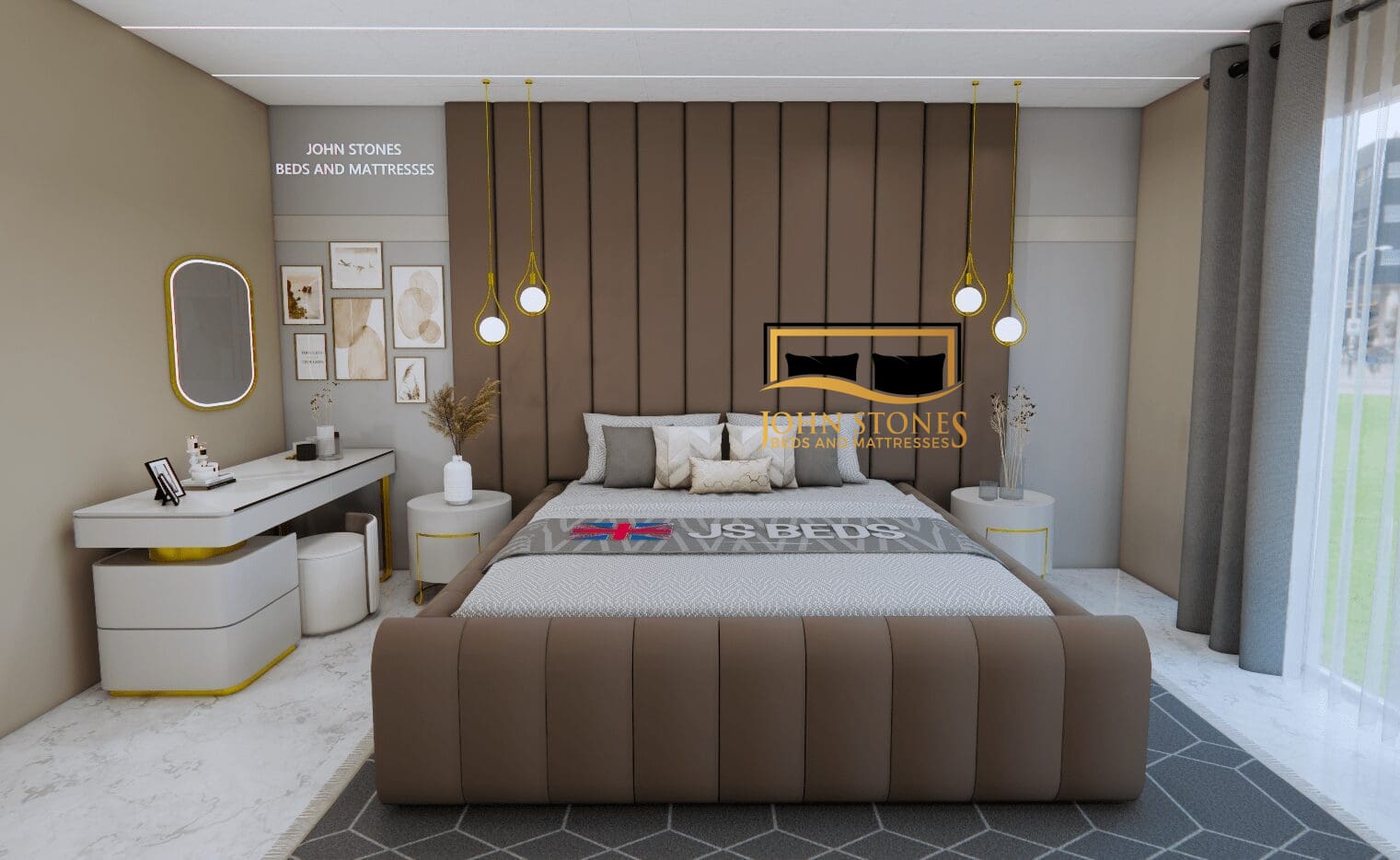 Quality, Luxury Beds - Alice Wall Panel Bed