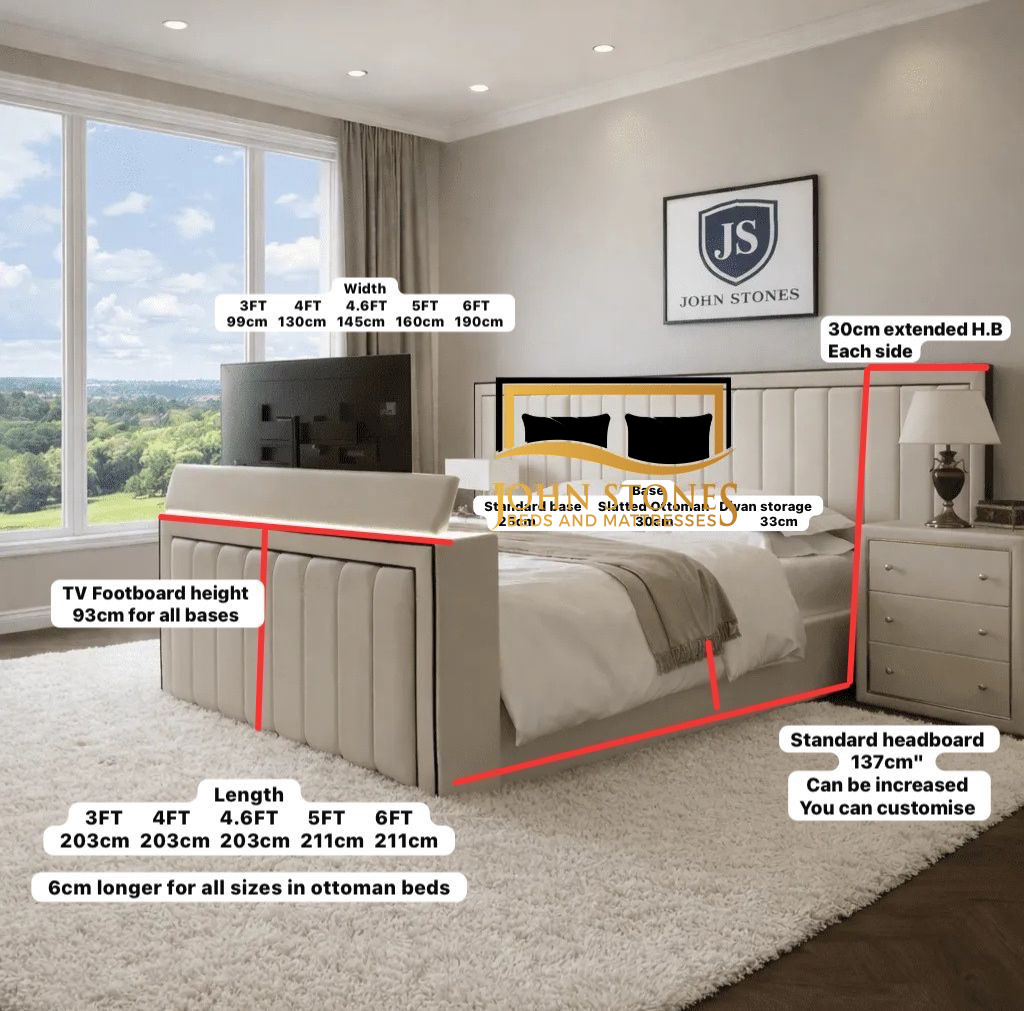 The Victoria Panel TV Bed - Image 2