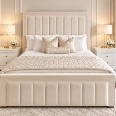 Border Strip With Piping Bed Front Angle