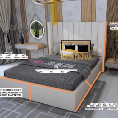Empire Wing Bed Main Dimension