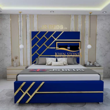 Golden Lucia Bed Main Blue