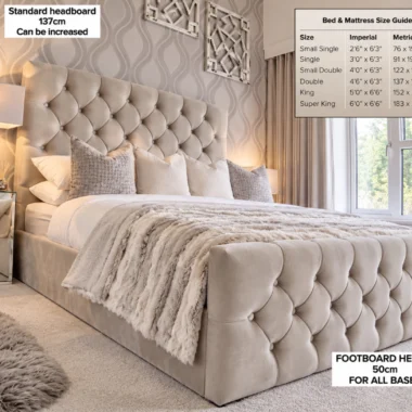 Monaco Bed Dimension Size Guide