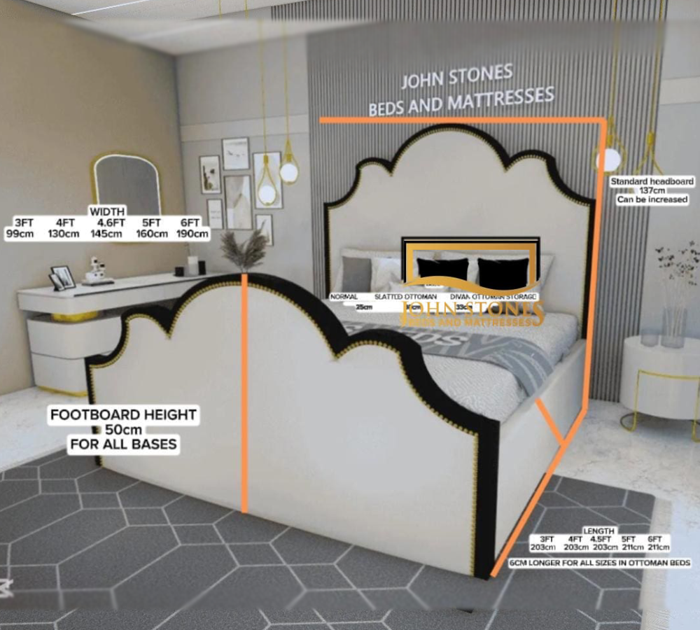 Monarch Bed Main Dimension
