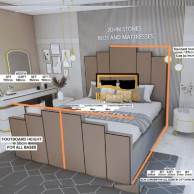 Rhian Bed Mainrhian Bed Main Dimension