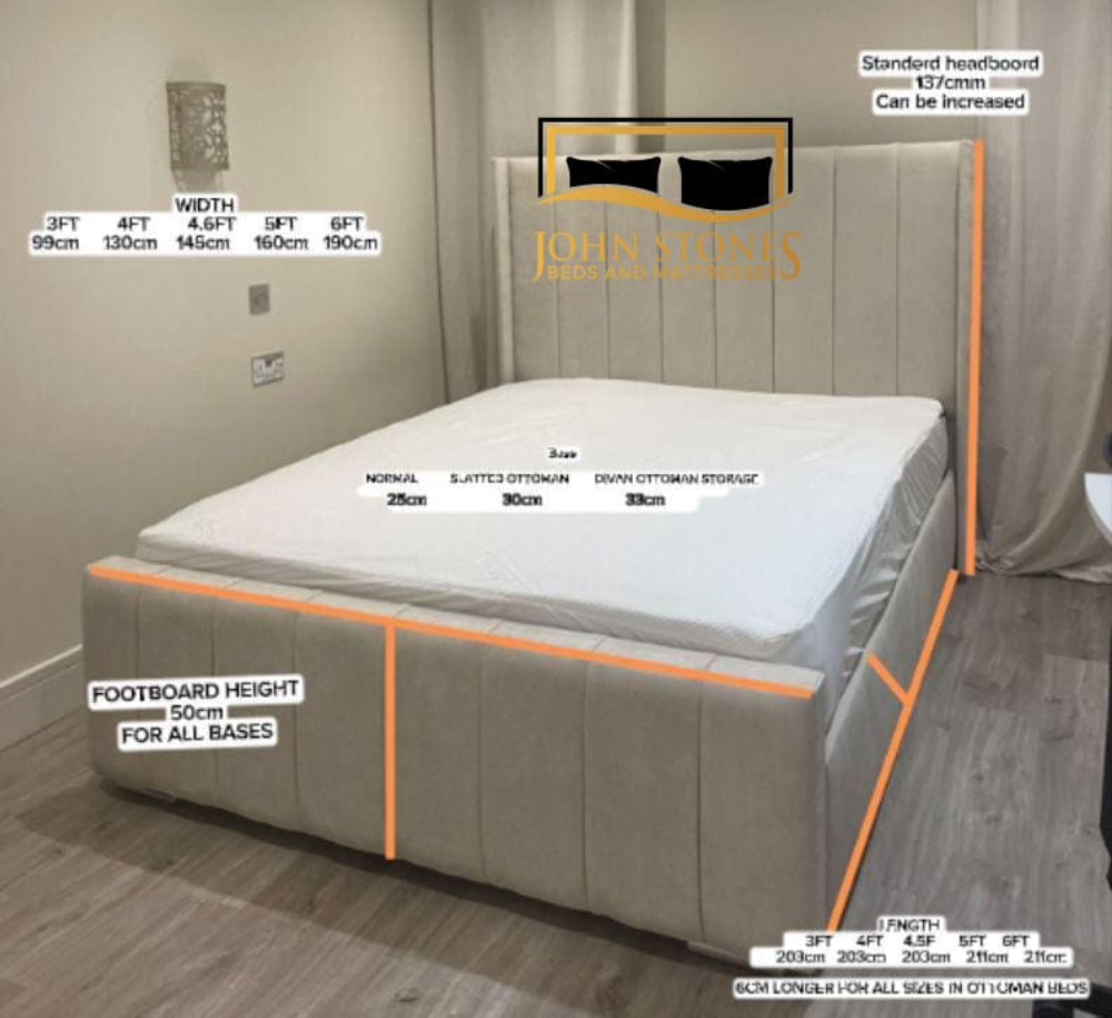 Strip Wing Bed Main Dimension