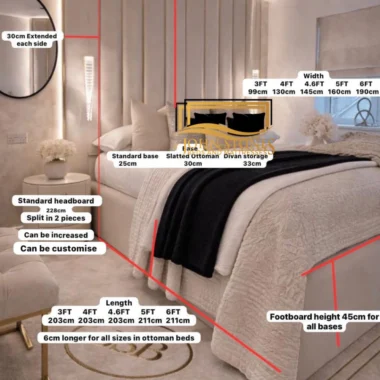 The Atlantis Bed Main Dimemsion